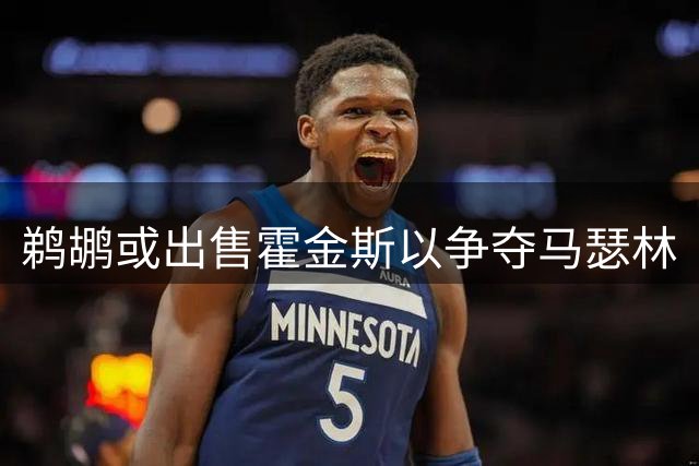 鹈鹕或出售霍金斯以争夺马瑟林